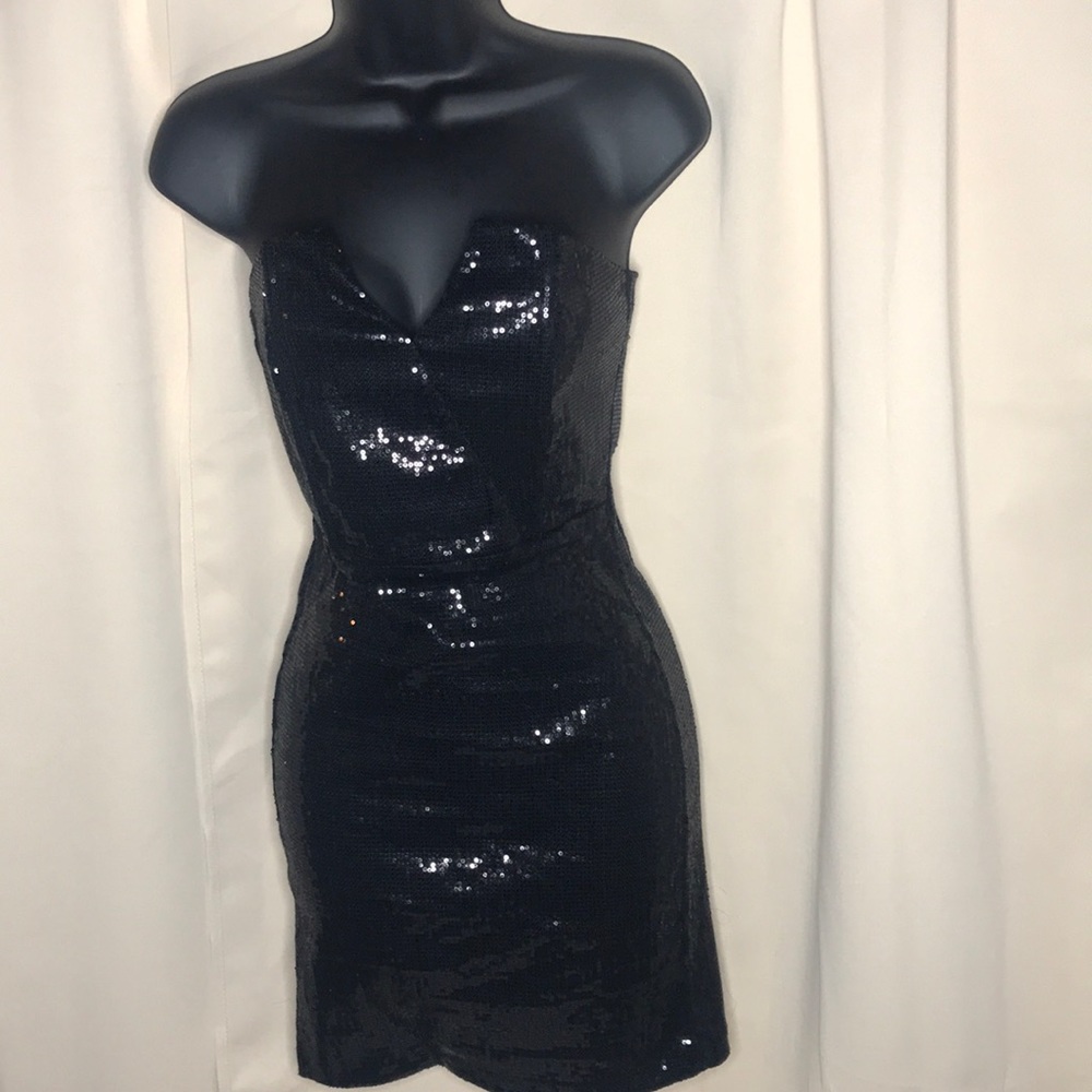 Mini black dress